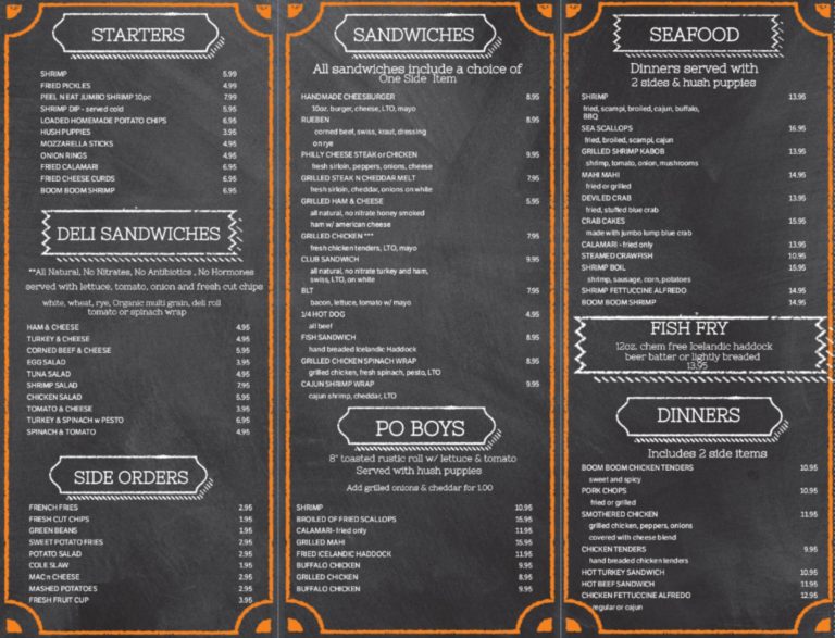 New Venue In Wellsville Hopes To Open This Week: See The Full Menu