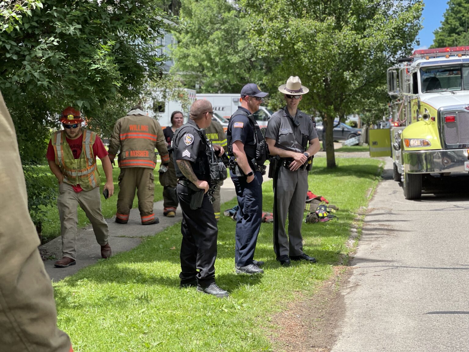 Fire in Wellsville destroys home on Pleasant Street in the village