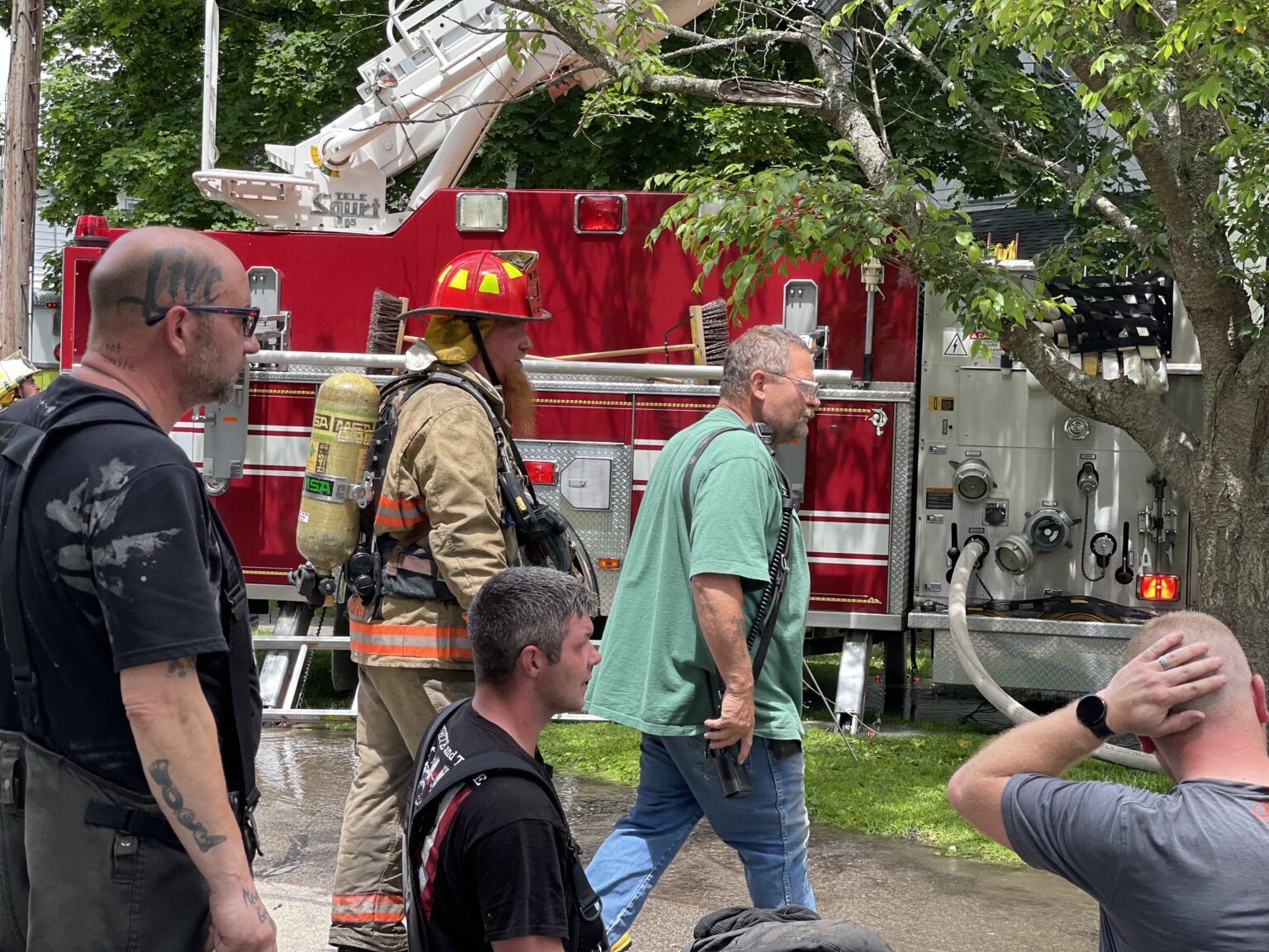 Fire in Wellsville destroys home on Pleasant Street in the village