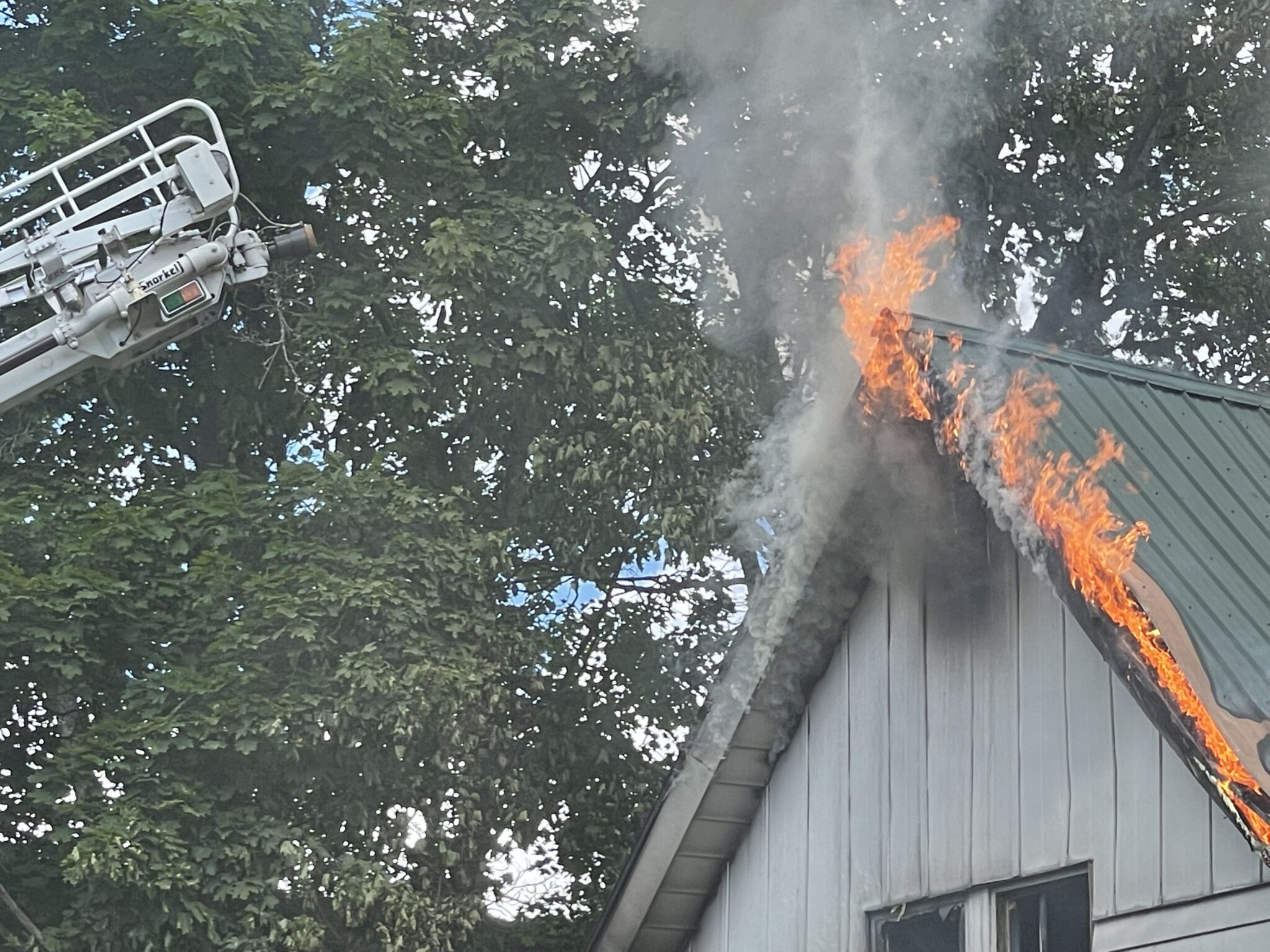 Fire in Wellsville destroys home on Pleasant Street in the village
