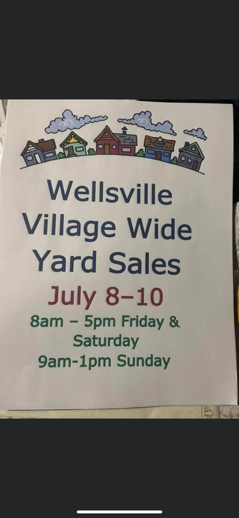 Huge weekend ahead for garage and yard sales in Wellsville THE