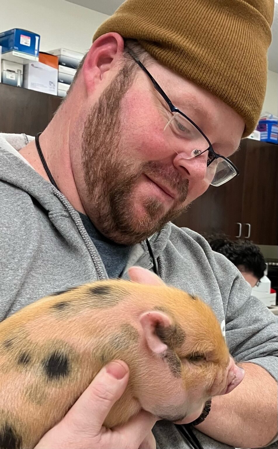 Perry Veterinary Clinic helps Allegany County SPCA with 45 potbelly