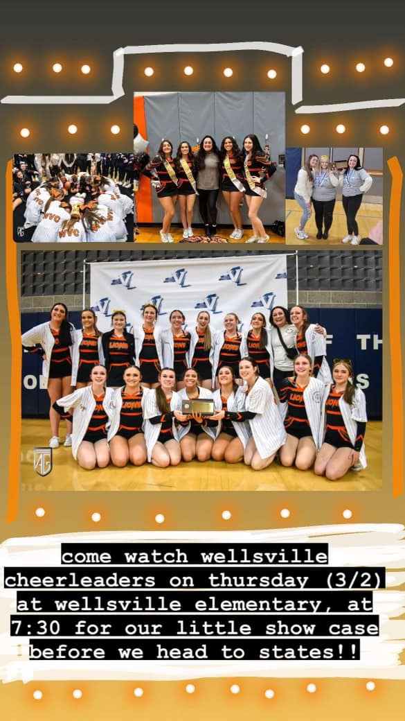 Thursday night in Wellsville Cheerleaders to showcase routine in