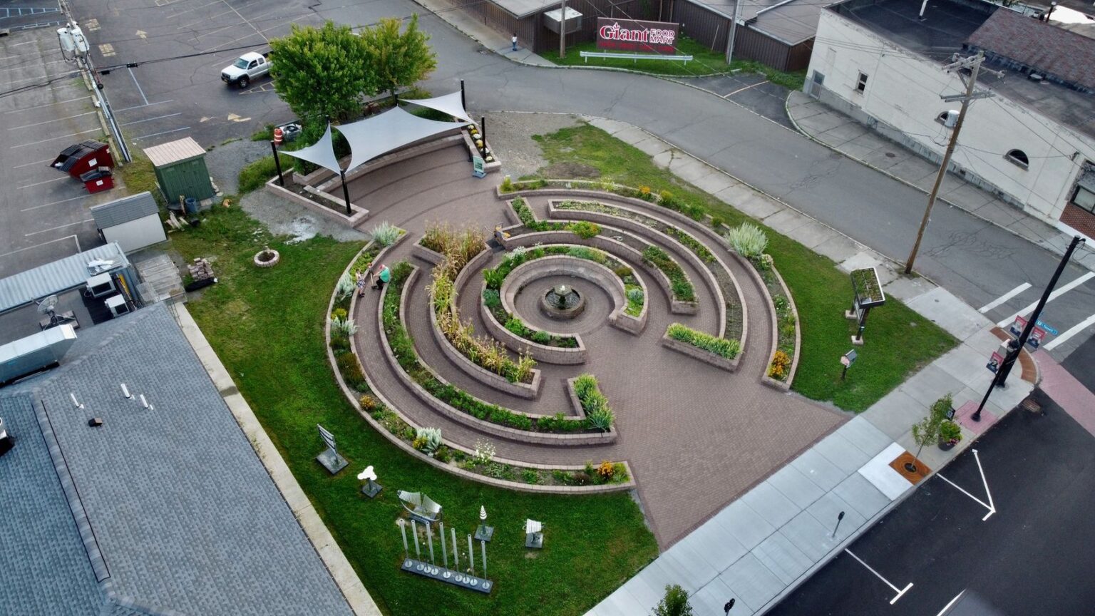 Wellsville's Fassett Greenspace on Main Street is ready for a beautiful