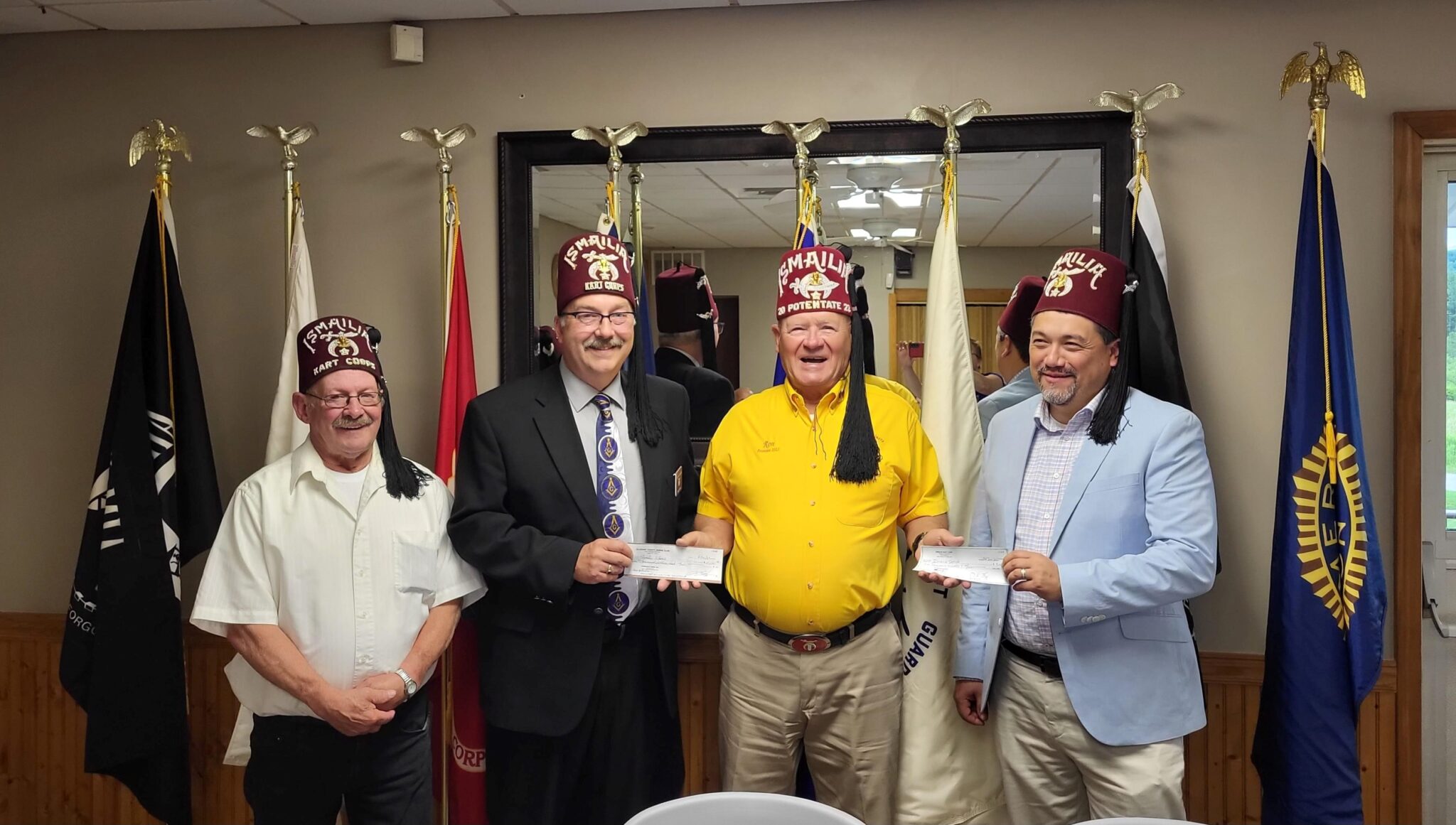 Shriners meet in Shinglehouse, donate big to children's hospital THE