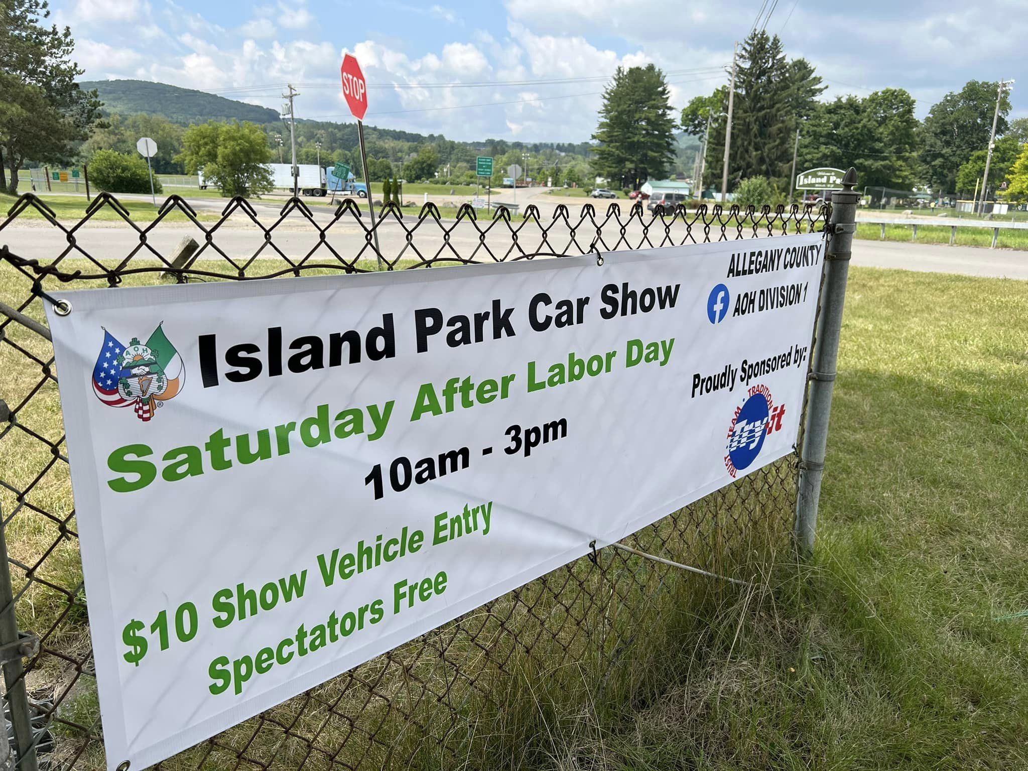 The 8th Annual AOH Car Show in Island Park this Saturday September 9