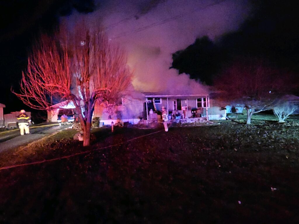House and vehicle fire in Bath on Christmas night; no injuries reported
