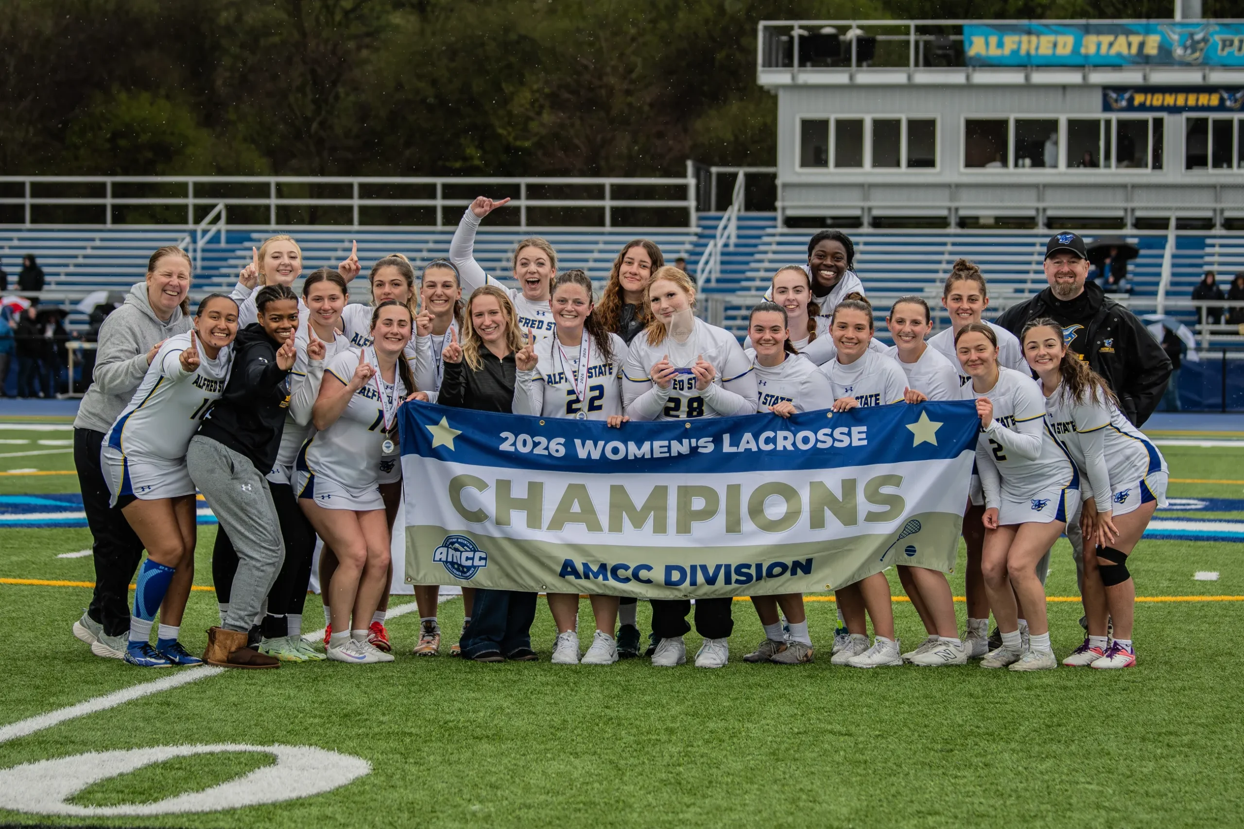 Alfred State Women’s Lacrosse Claims AMCC Title, Advances to Crossover Championship After Dominant Win Over Pitt-Bradford